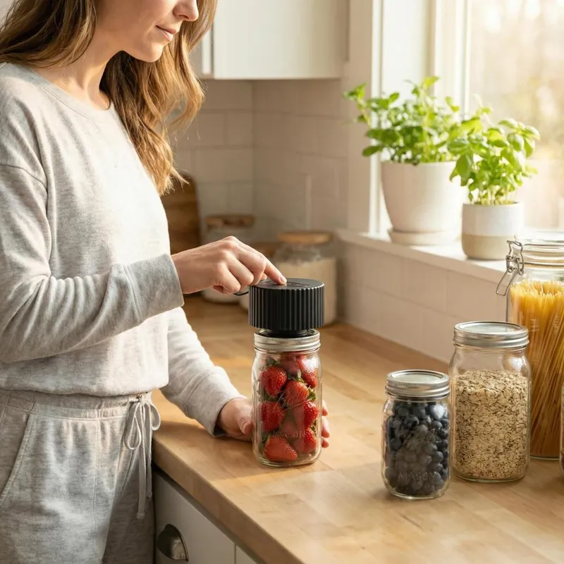 Electric Mason Jar Vacuum Seal - Food Storage Jars review and price