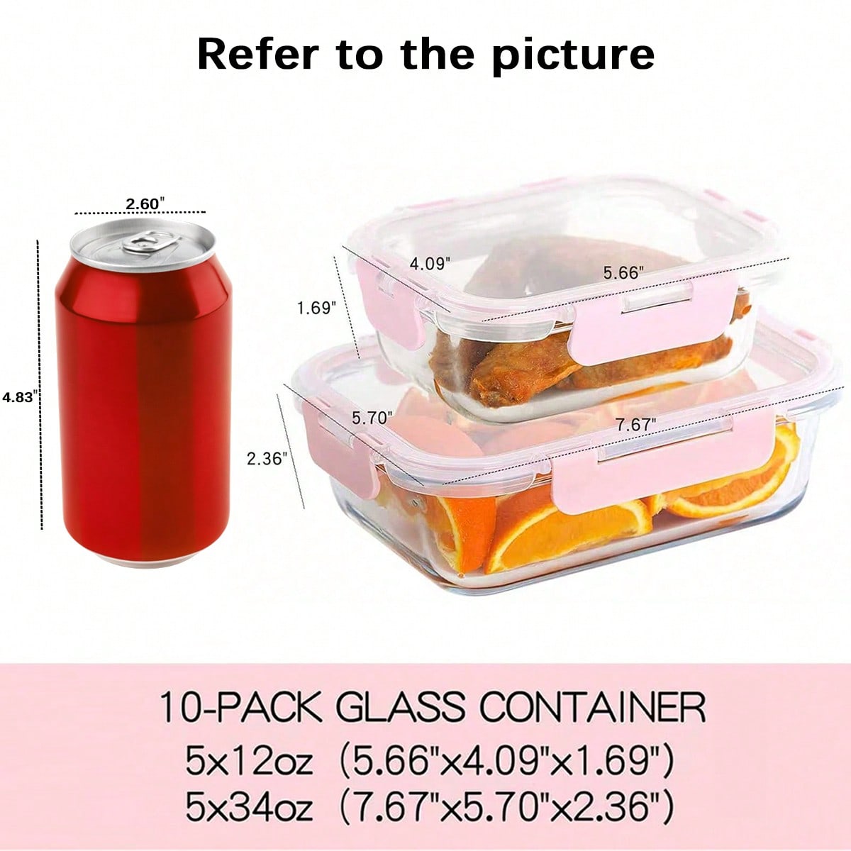 10 Pack Glass Meal Prep Contai - Storage Food Prep review and price